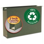 Smead Box Bottom Hanging File Folders, Legal Size, Standard Green, 25/Box SMD65095