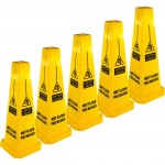 Genuine Joe Bright 4-sided CAUTION Safety Cone 58880CT