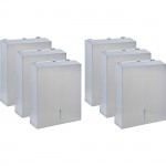Genuine Joe C-Fold/Multi-fold Towel Dispenser Cabinet 02198CT