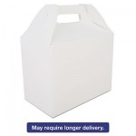 Carryout Barn Boxes, 8 7/8 x 5 x 6 3/4, White, 150/Carton SCH2709