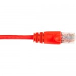 Black Box CAT6 Value Line Patch Cable, Stranded, Red, 5-ft. (1.5-m), 25-Pack CAT6PC-005-RD-25PAK