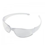 MCR Safety 135-CK110 Checkmate Wraparound Safety Glasses, CLR Polycarbonate Frame, Coated Clear Lens CRWCK110