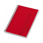 Tops Classified Colors Notebook, Red Cover, 5-1/2 x 8-1/2, White, 100 Sheets TOP73505
