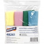 Genuine Joe Color-coded Microfiber Cleaning Cloths 48261CT