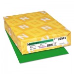 Astrobrights Color Paper, 24 lb, 8.5 x 11, Gamma Green, 500 Sheets/Ream WAU22541