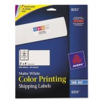 Avery Color Printing Mailing Labels, 2 x 4, Matte White, 200/Pack AVE8253