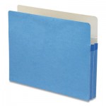 Smead Colored File Pockets, 1.75" Expansion, Letter Size, Blue SMD73215