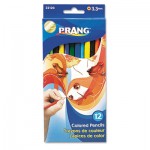 Prang Colored Wood Pencil Set, 3.3 mm, 12 Assorted Colors, 12 Pencils/Set DIX22120