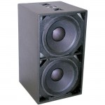 Electro-Voice Compact Dual 18-inch Subwoofer QRX218SBLK
