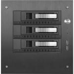 Compact Stylish 3x 3.5" Hotswap mini-ITX Tower S-35-3M1SL