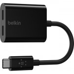 Belkin CONNECT USB-C Audio + Charge Adapter F7U081BTBLK