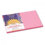 Sunworks Construction Paper, 58 lbs., 12 x 18, Pink, 50 Sheets/Pack PAC7007