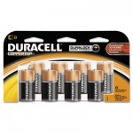 Duracell CopperTop Alkaline Batteries with Duralock Power Preserve Technology, C, 8/Pk DURMN14RT8Z
