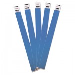 Advantus Crowd Management Wristbands, Sequentially Numbered, 10 x 3/4, Blue, 100/Pack AVT75442