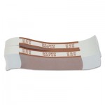 Pap-R Products Currency Straps, Brown, $5,000 in $50 Bills, 1000 Bands/Pack CTX405000