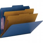 Smead Dark Blue PressGuard Classification File Folder with SafeSHIELD Fasteners 14200