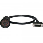 B&B Deutsch 9-Pin to DB15 Male Cable D9D15M