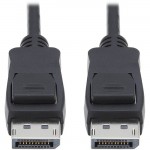 Tripp Lite DisplayPort 1.4 Cable with Latching Connectors, 8K, M/M, Black, 15 ft P580-015-V4