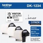 Brother DK Name Badge Label DK12343PK
