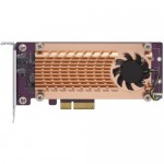QNAP Dual M.2 22110/2280 PCIe SSD Expansion Card QM2-2P-244A