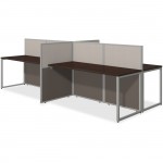 Bush Business Furniture Easy Office 60W 4 Person Straight Desk Open Office EOD660MR-03K