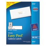 Avery Easy Peel Inkjet Address Labels, 1 x 4, White, 500/Pack AVE8161