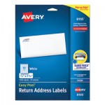 Avery Easy Peel White Address Labels w/ Sure Feed Technology, Inkjet Printers, 0.66 x 1.75, White, 60/Sheet