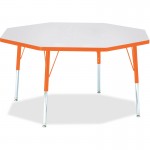 Berries Elementary Height Color Edge Octagon Table 6428JCE114