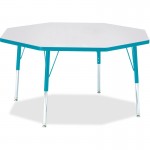 Berries Elementary Height Color Edge Octagon Table 6428JCE005