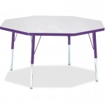 Berries Elementary Height Color Edge Octagon Table 6428JCE004