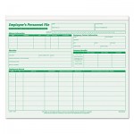 Tops Employee Record File Folders, Straight Cut, Letter, 2-Sided, Green Ink, 20/Pack TOP3287