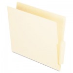 Pendaflex End Tab Folders, Straight Cut Tab, Two Ply, Letter, Manila, 100/Box PFXH114D