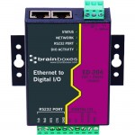 Brainboxes Ethernet to Digital + RS232 + Switch ED-204