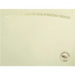 First Base Everyday Hero Appreciation Certificate 83730