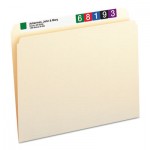 Smead File Folders, Straight Cut, One-Ply Top Tab, Letter, Manila, 100/Box SMD10300