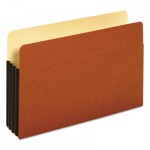 Pendaflex File Pocket with Tyvek, Straight Cut, 1 Pocket, Legal, Brown PFX64264