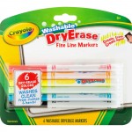 Crayola Fine Line Washable Dry Erase Markers 985906