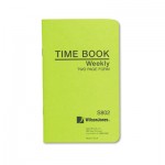 Wilson Jones WS802A Foreman's Time Book, Week Ending, 4-1/8 x 6-3/4, 36-Page Book WLJS802