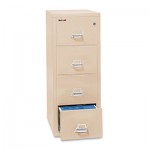 FireKing 4-1831-CPA Four-Drawer Vertical File, 17-3/4 x 31-9/16, UL 350 for Fire, Letter