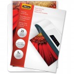 Fellowes Glossy Pouches - 5mil, Photo, 25 pack 52010