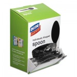 Grab   N Go Wrapped Cutlery, Teaspoons, Black, 90/Box, 6 Box/Carton DXETM5W540