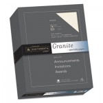 Southworth Granite Specialty Paper, Ivory, 24lb, 8 1/2 x 11, 25% Cotton, 500 Sheets SOU934C