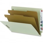 Smead Gray/Green 100% Recycled End Tab Classification Folders 26802
