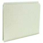 Gray/Green Pressboard File Folders 13200