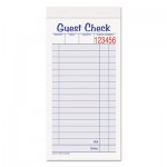 Guest Check Unit Set, Carbonless Duplicate, 6 7/8 x 3 3/8, 50 Forms, 10/Pack ABF10450SW