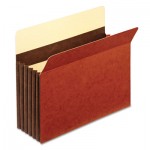 Pendaflex Heavy-Duty File Pockets, Straight Cut, 1 Pocket, Letter, Redrope PFXC1534GHD