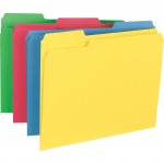 Business Source Heavyweight Assorted Color File Folder 16517
