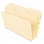 Heavyweight File Folders, 1/3 Cut One-Ply Top Tab, Letter, Manila, 50/Pack UNV16413