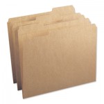Smead Heavyweight Kraft File Folders, 1/3-Cut Tabs, Letter Size, 17 pt. Kraft, 50/Box SMD10830