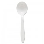 SCC GBX8SW Heavyweight Polystyrene Soup Spoons, Guildware Design, White, 1000/Carton SCCGBX8SW